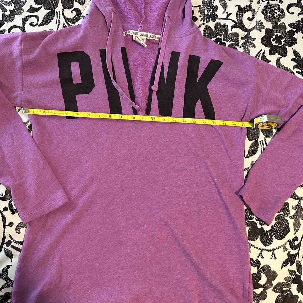 VS Pink hooded tunic large